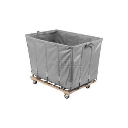 Cr Daniels  Dandux Dandux Vinyl Basket Bulk Truck 400720G20A-3S 20 Bushel - Gray 400720G20A-3S